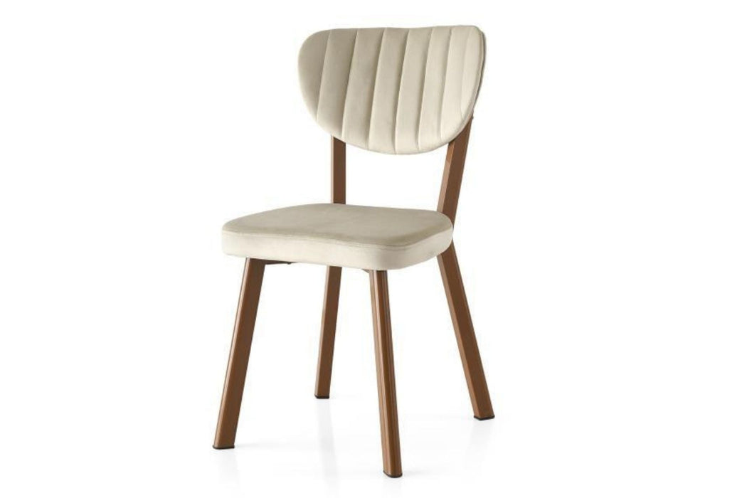 Olivya Sandalye, Ceviz Metal