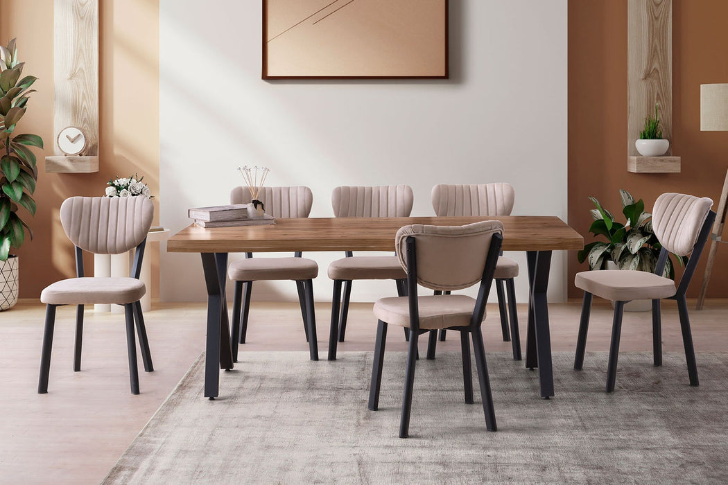 Olivya Sandalye, Siyah Metal