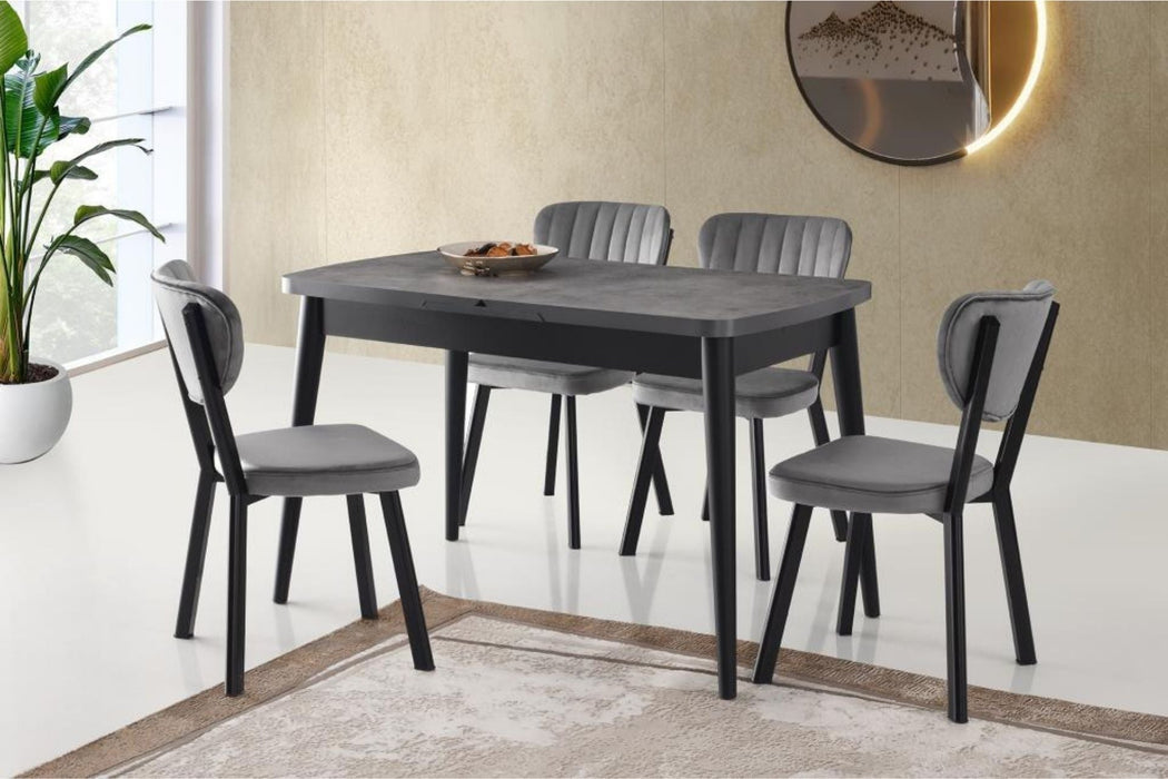 Olivya Sandalye, Siyah Metal