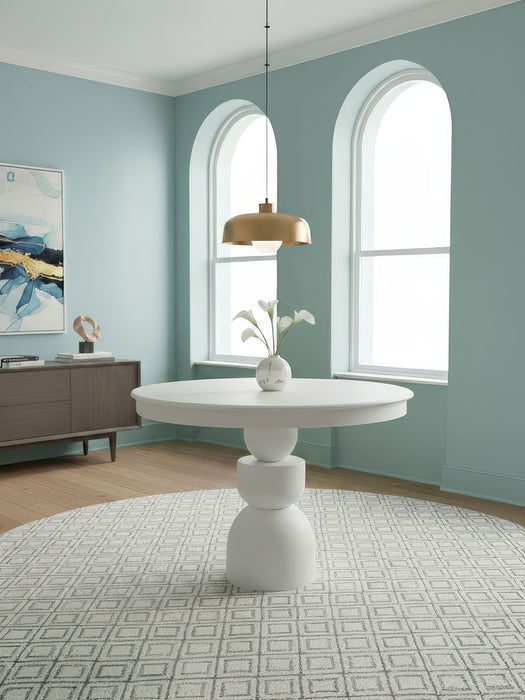 Orbis Açılır Yuvarlak Ahşap Yemek Masası 100x100