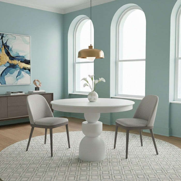 Orbis Açılır Yuvarlak Ahşap Yemek Masası 100x100