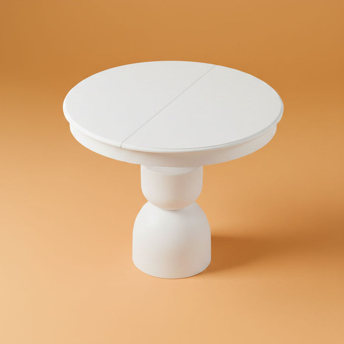 Orbis Açılır Yuvarlak Ahşap Yemek Masası 100x100