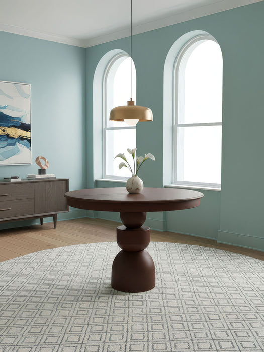 Orbis Açılır Yuvarlak Ahşap Yemek Masası 100x100