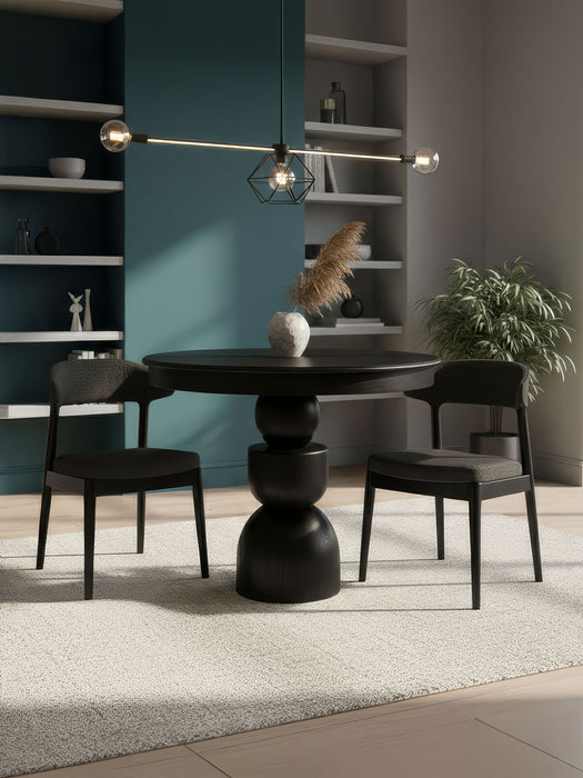 Orbis Açılır Yuvarlak Ahşap Yemek Masası 100x100
