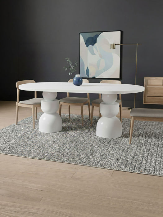Orbis Oval Ahşap Yemek Masası 100x200
