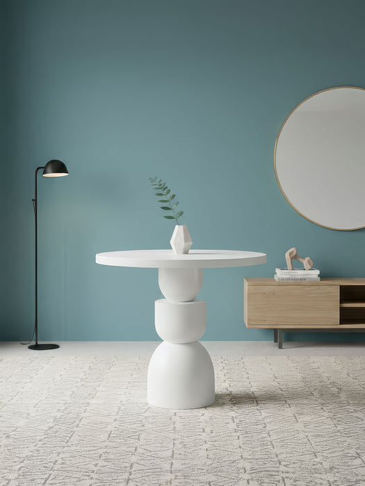 Orbis Yuvarlak Ahşap Yemek Masası 100x100
