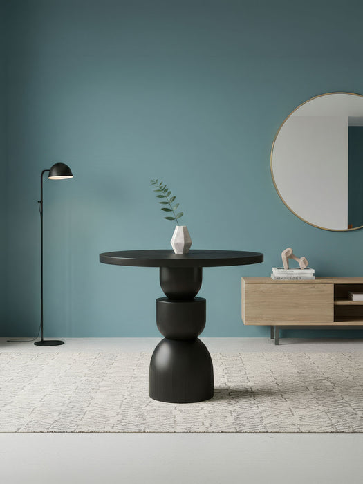Orbis Yuvarlak Ahşap Yemek Masası 100x100
