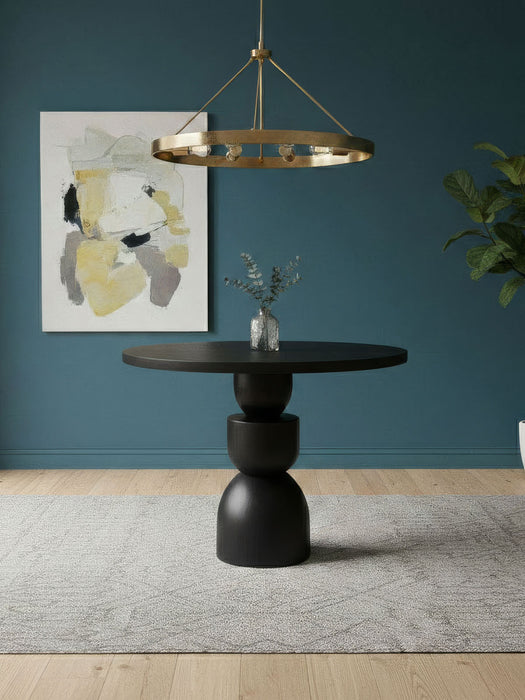 Orbis Yuvarlak Ahşap Yemek Masası 120x120