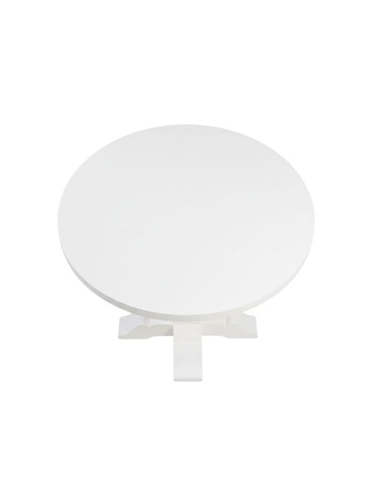 Orleans Fransız Still Yuvarlak Ahşap Yemek Masası 90x90