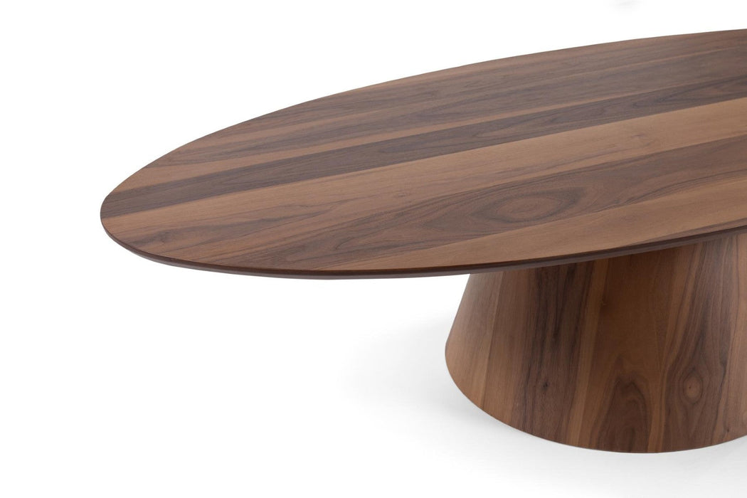 Oslo Ceviz Oval Orta Sehpa