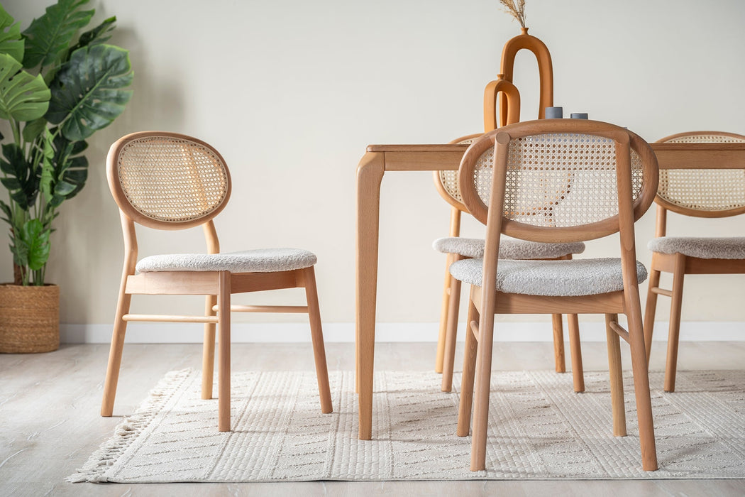 Oslo Hasırlı Ahşap Sandalye