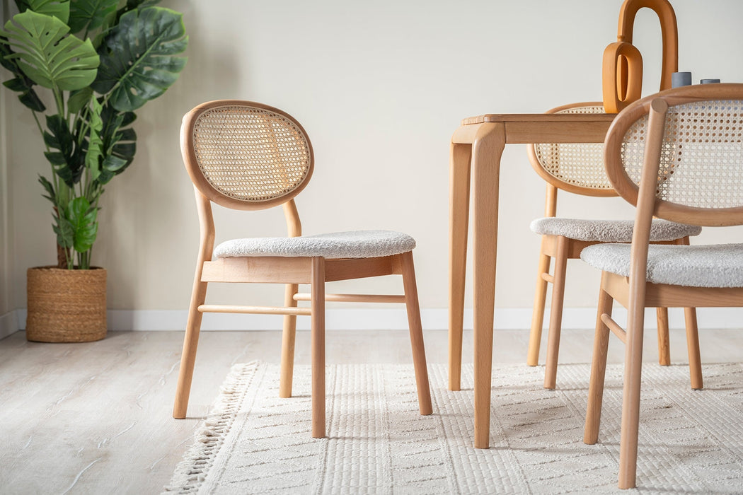 Oslo Hasırlı Ahşap Sandalye