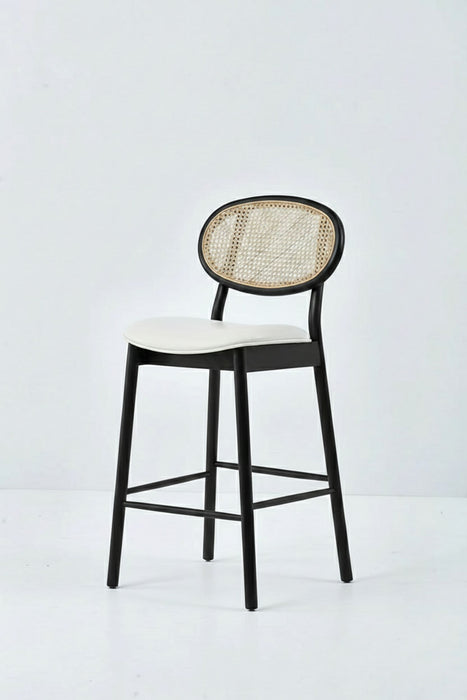 Oslo Hazeranlı Ahşap Bar Sandalyesi