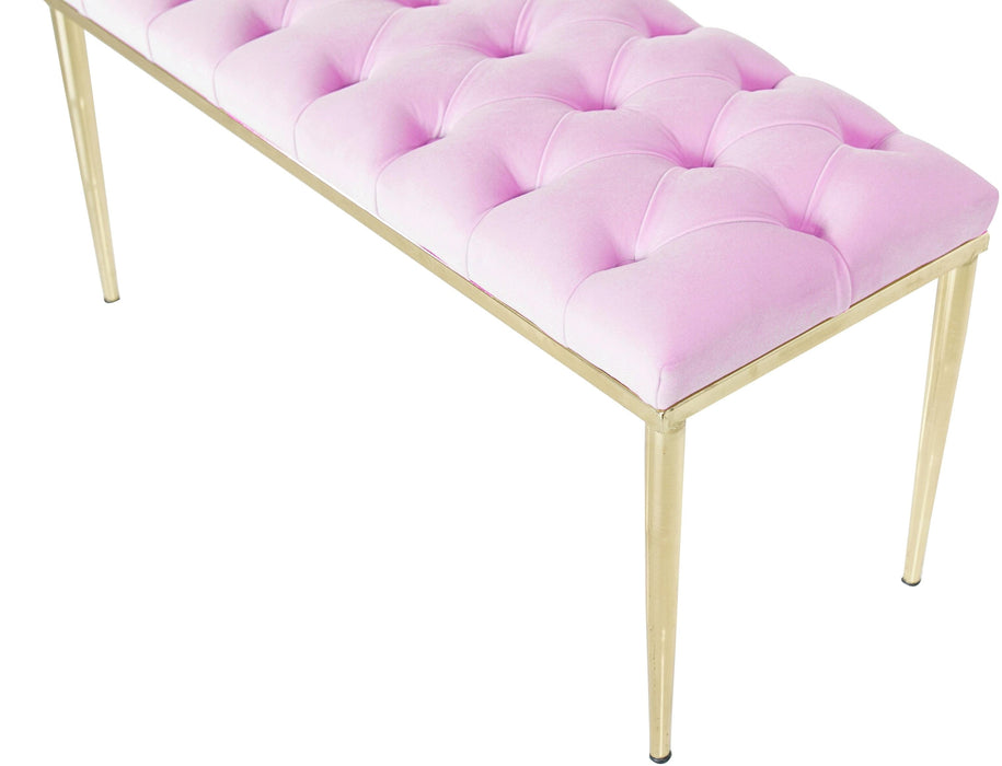 BELLA GOLD PUF - Kapitoneli Model Puf,Bench