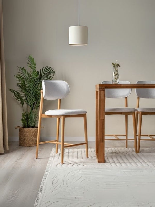 Polo Bohem Ahşap Bar Sandalyesi