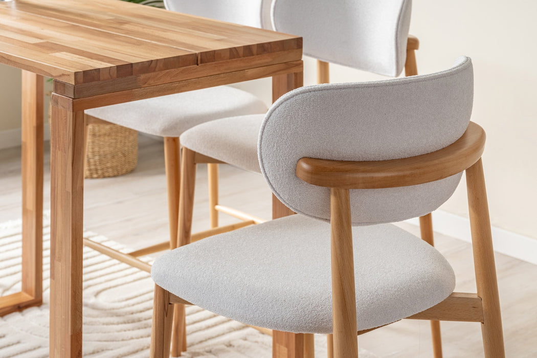 Polo Bohem Ahşap Bar Sandalyesi