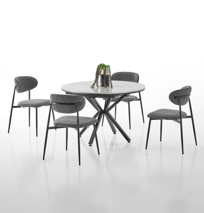 Polo Sandalye, Siyah Metal