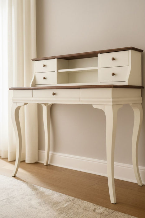 Regis Rustik Still Raflı Ahşap Çalışma Masası 80x125