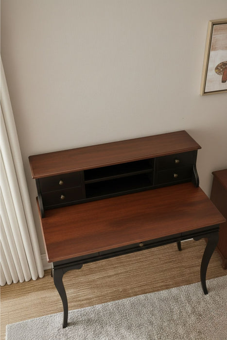 Regis Rustik Still Raflı Ahşap Çalışma Masası 80x125