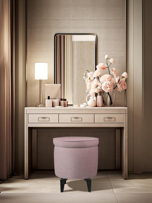 Rio Retro Ayaklı Sandıklı Silindir Dekoratif Puf