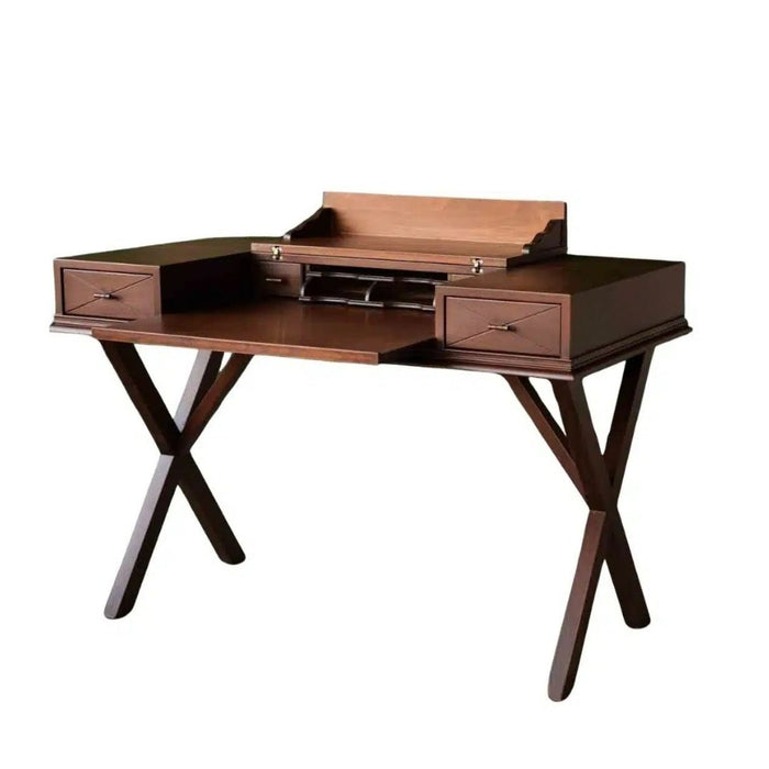 Roma Cross Klasik Ahşap Çalışma Masası