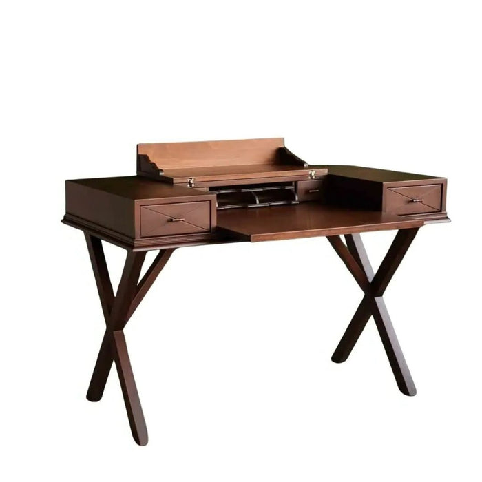 Roma Cross Klasik Ahşap Çalışma Masası