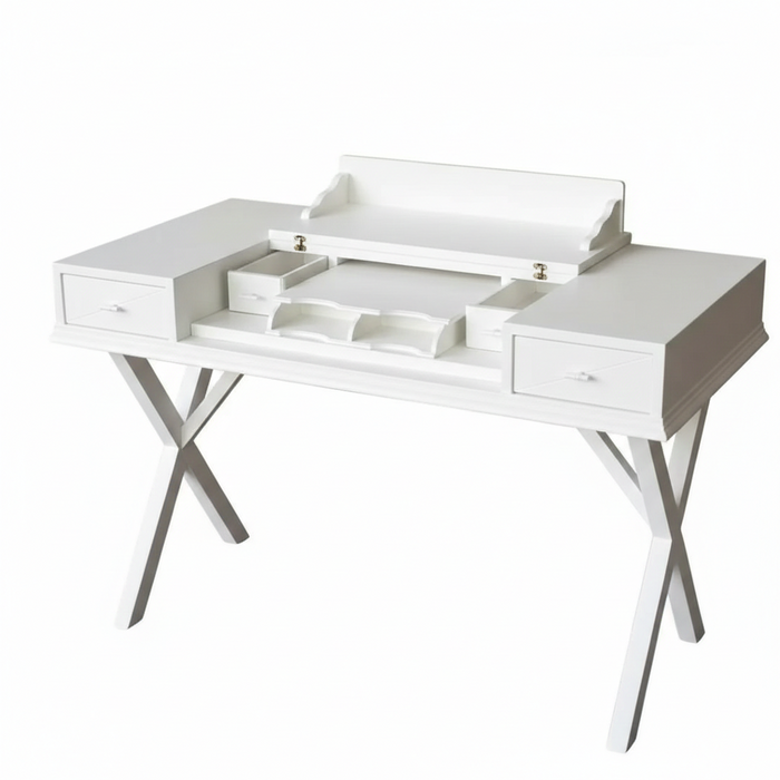 Roma Cross Klasik Ahşap Çalışma Masası