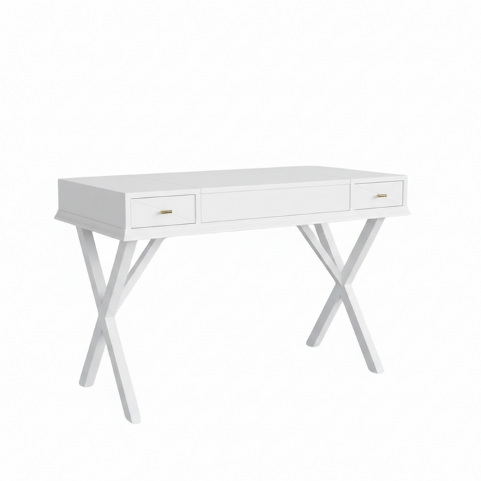 Roma Cross Klasik Ahşap Çalışma Masası