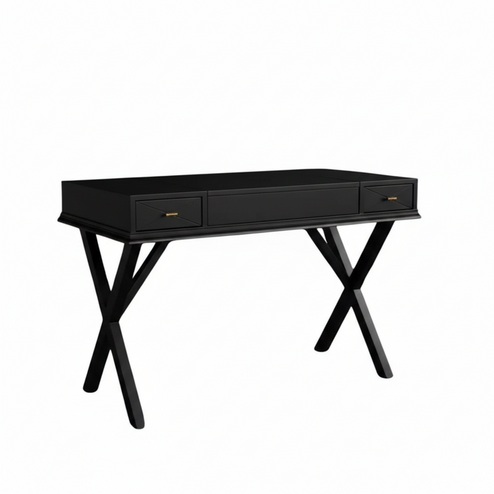 Roma Cross Klasik Ahşap Çalışma Masası