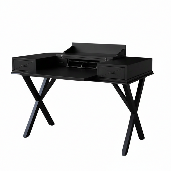 Roma Cross Klasik Ahşap Çalışma Masası