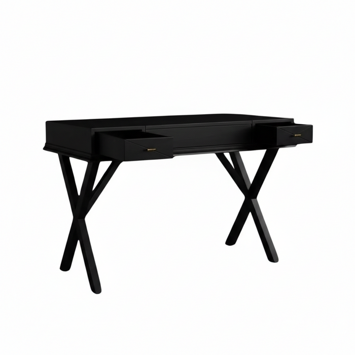 Roma Cross Klasik Ahşap Çalışma Masası