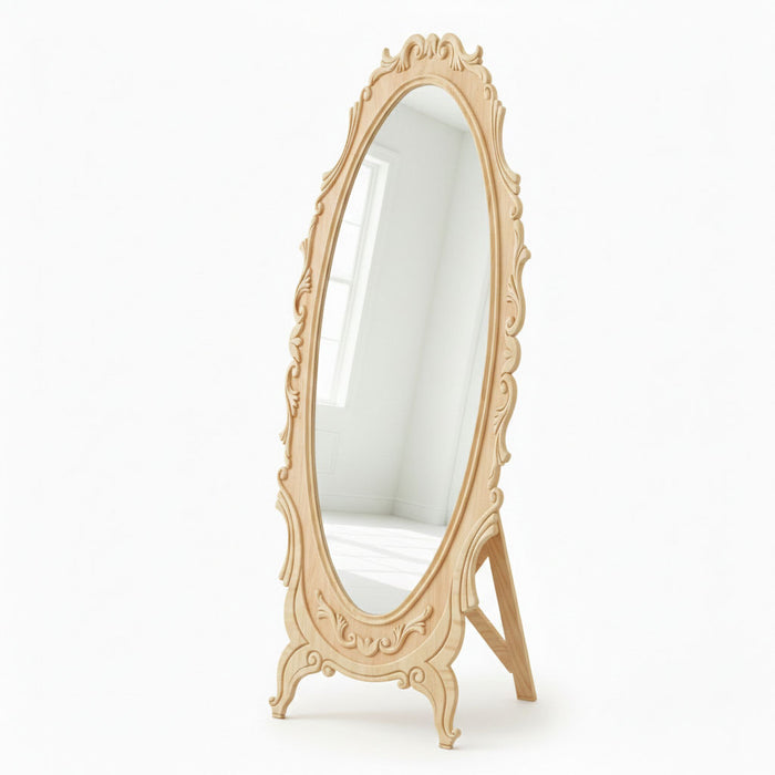 Roselle Ahşap Boy Aynası