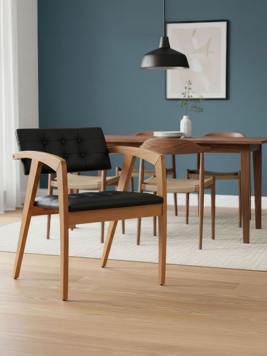 Rowan Kolçaklı Modern Ahşap Sandalye