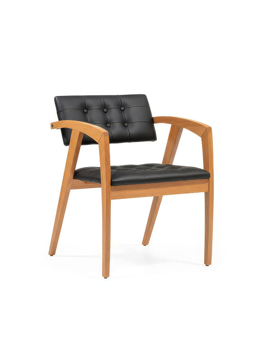 Rowan Kolçaklı Modern Ahşap Sandalye