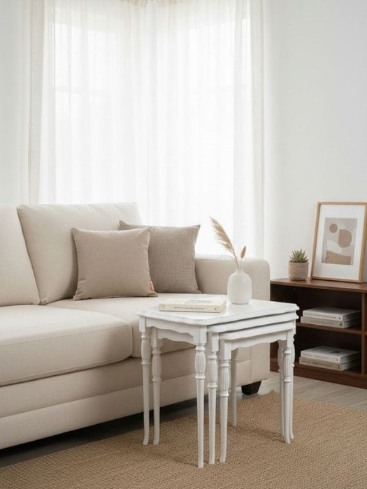 Royal 4'lü Lüks Torna Zigon Sehpa