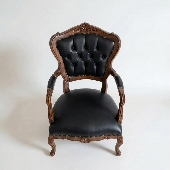 Royal Klasik Ahşap İşlemeli Berjer
