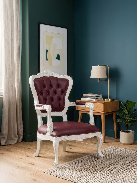 Royal Klasik Ahşap İşlemeli Berjer