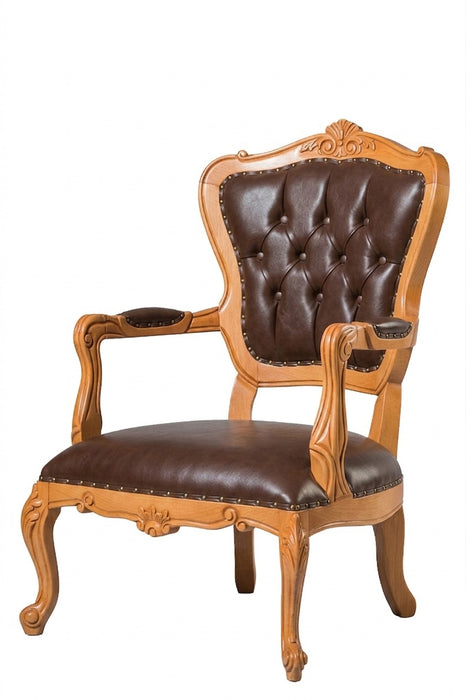 Royal Klasik Ahşap İşlemeli Berjer