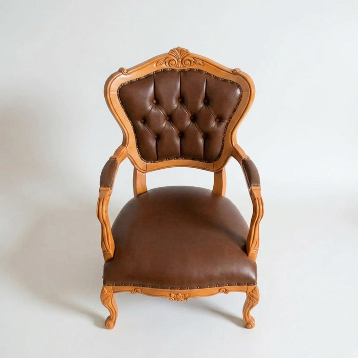 Royal Klasik Ahşap İşlemeli Berjer