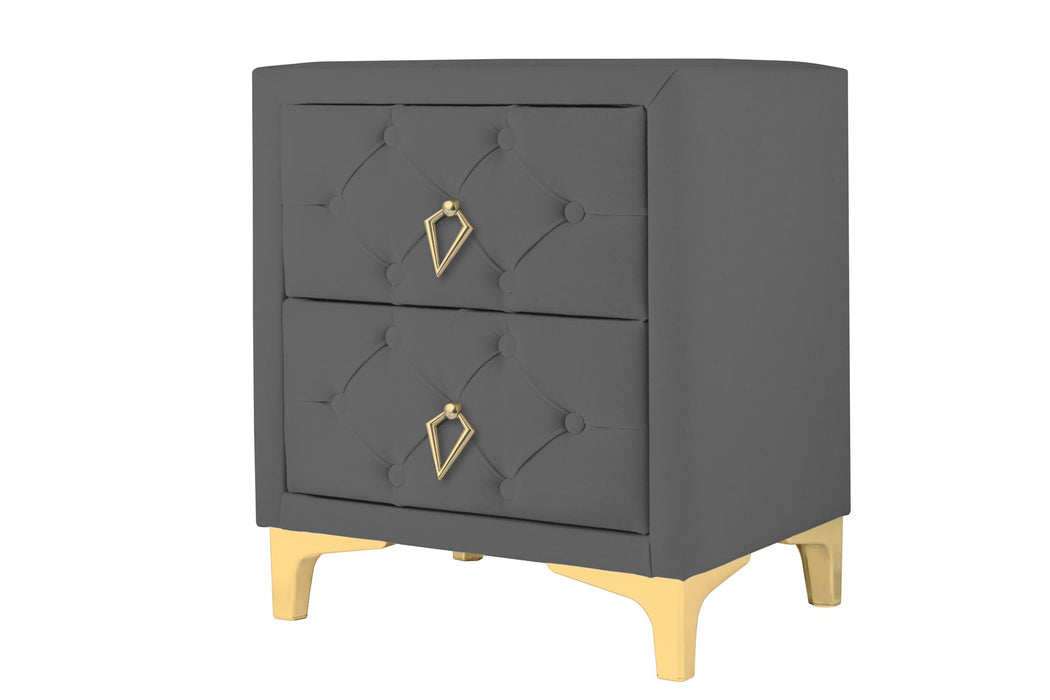 Ruby Gold Komodin, 2 Çekmeceli