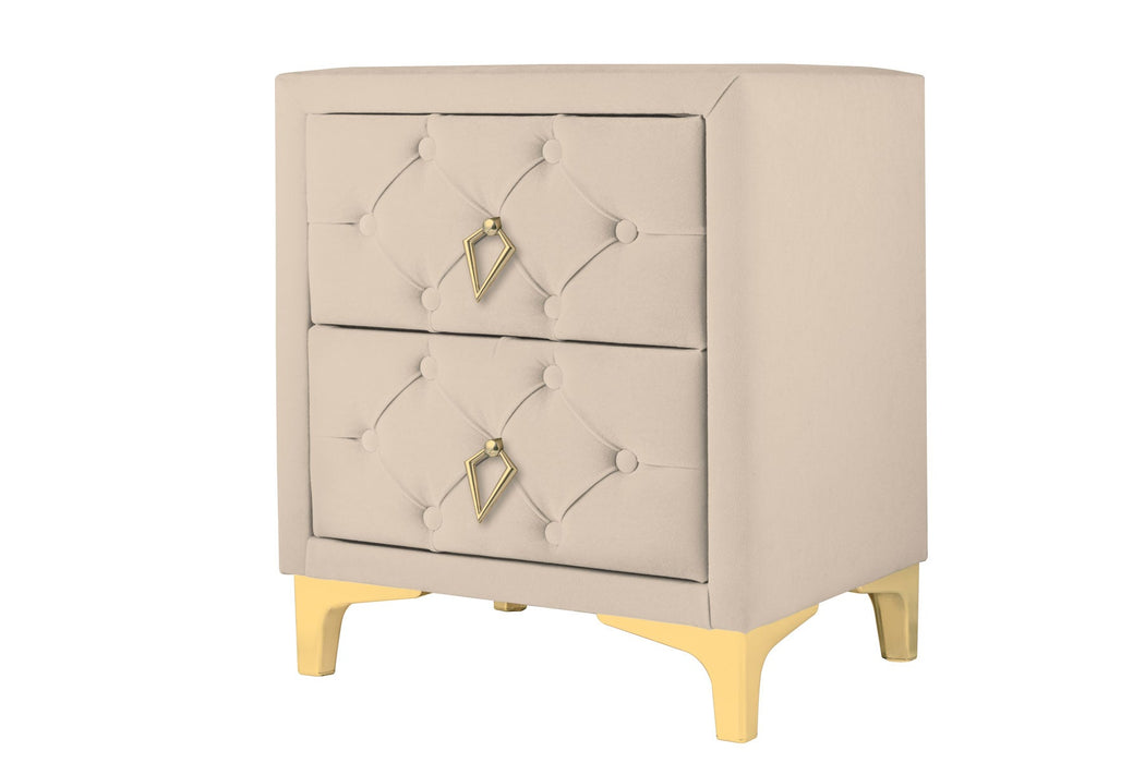 Ruby Gold Komodin, 2 Çekmeceli