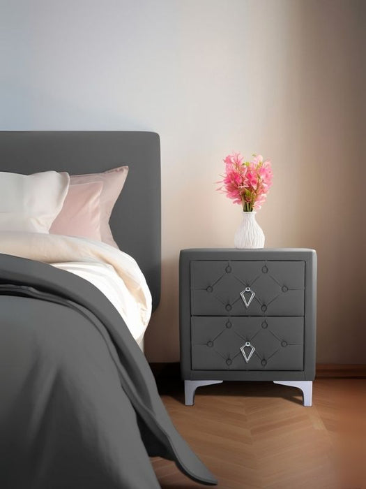 Ruby Silver Komodin, 2 Çekmeceli