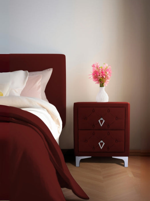 Ruby Silver Komodin, 2 Çekmeceli