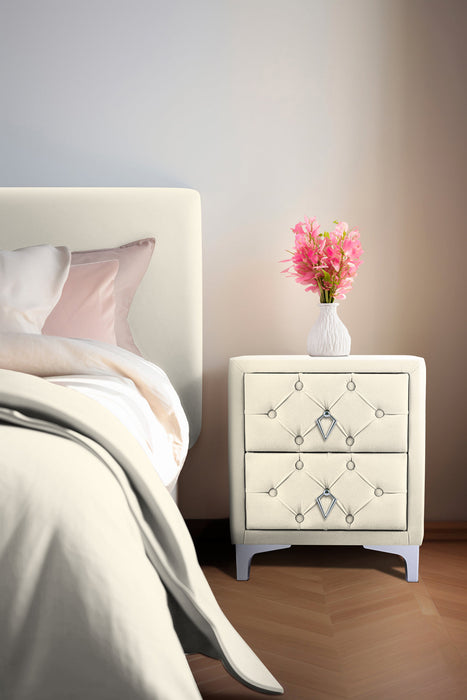 Ruby Silver Komodin, 2 Çekmeceli