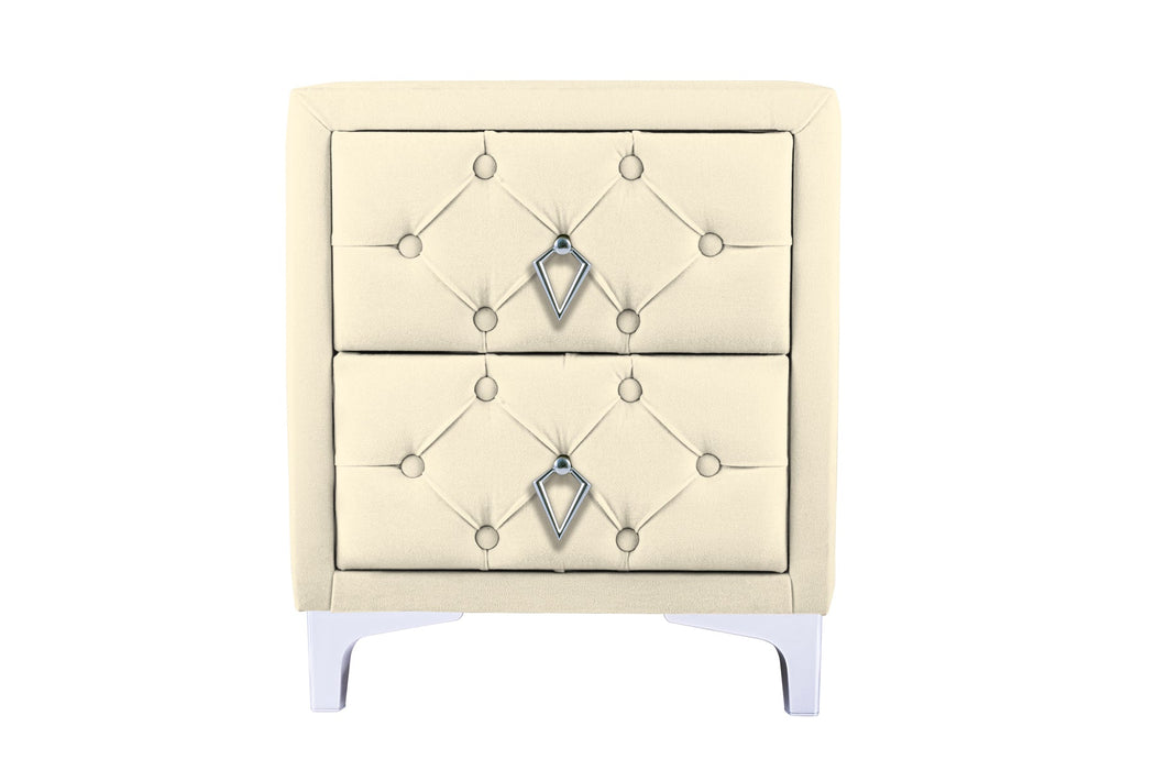 Ruby Silver Komodin, 2 Çekmeceli