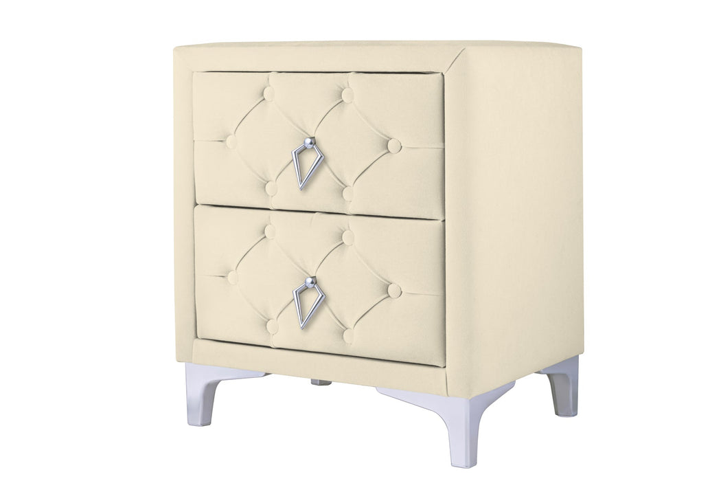 Ruby Silver Komodin, 2 Çekmeceli