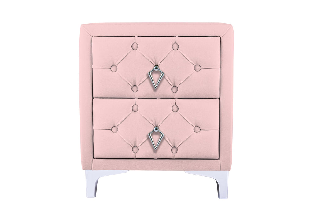 Ruby Silver Komodin, 2 Çekmeceli