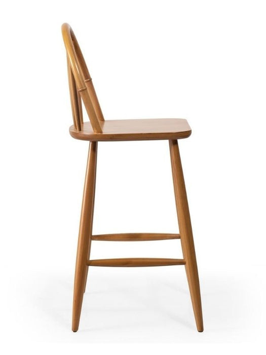 Rustica Ahşap Bar Sandalyesi