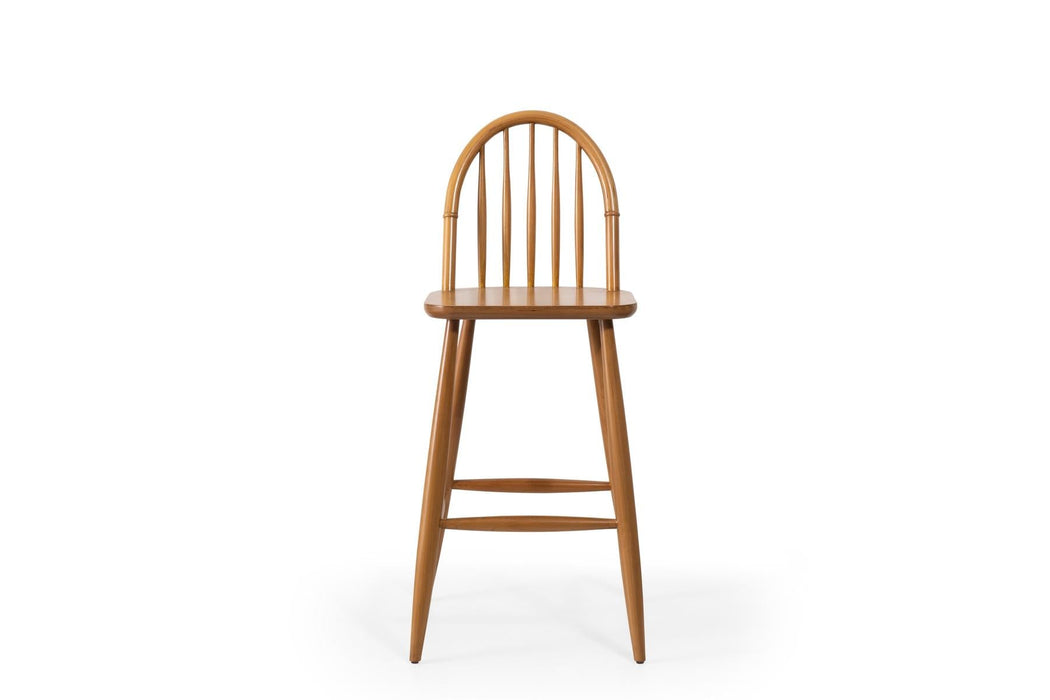 Rustica Ahşap Bar Sandalyesi