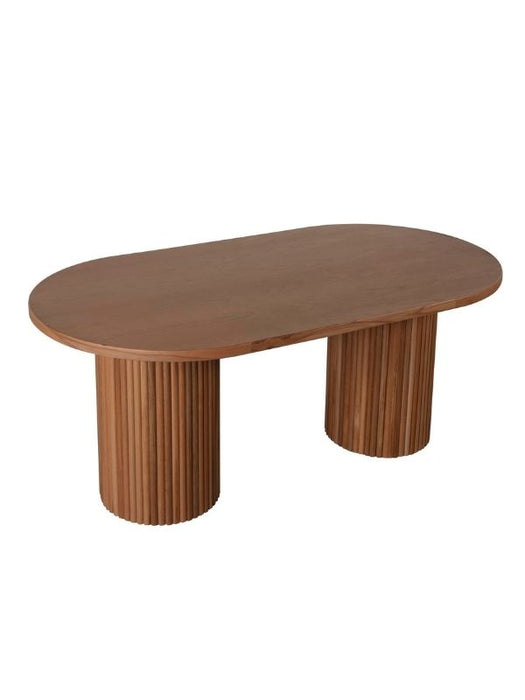 Sierra İskandinav Oval Ahşap Bohem Masa 90x180